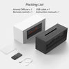 Simulated Fireplace Aroma Diffuser Essential Oil Flame Air Humidifier Remote Control Colorful Ambiance Night Light Creative Gift