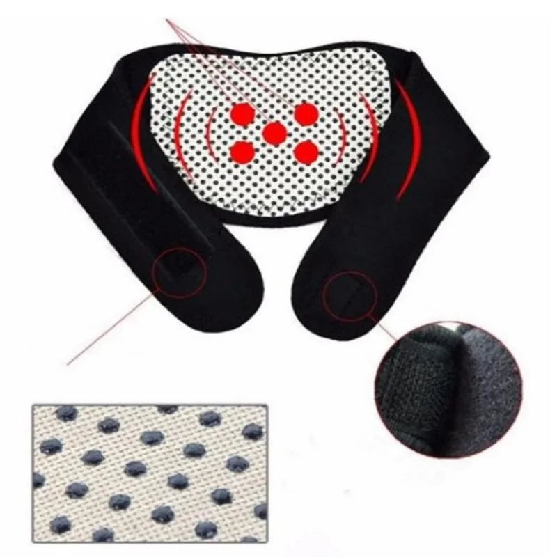 Neck Protector Self-Heating Neck Warm Sleeve Neck Support Brace Magnetic Cervical Massage for Relaxation and Warmth