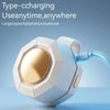 Portable Fan Mini Handheld Rechargeable Bladeless Electric Fan Clip Waist Fan Suitable for Outdoor Ventilation Desktop Small Fan