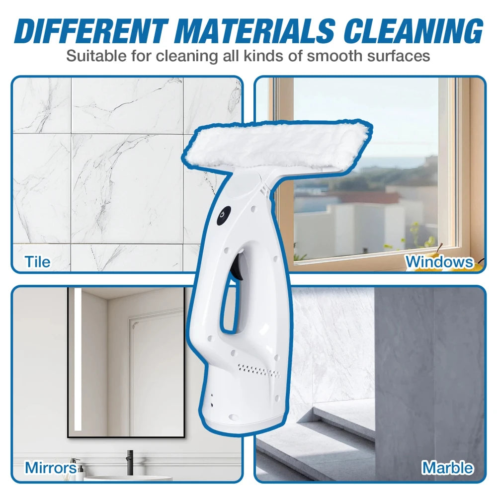 Handheld 3-in-1 Window Vacuum Cleaner Squeegee Cordless Electric with Measuring Cup And Charging Cable for Efficient Cleaning