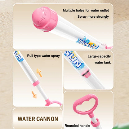 2026 NEW Water Gun Pull Out Water Soaker Blaster for Pool Beach Backyard Party Water Fighting Summer Outdoor Water Toy